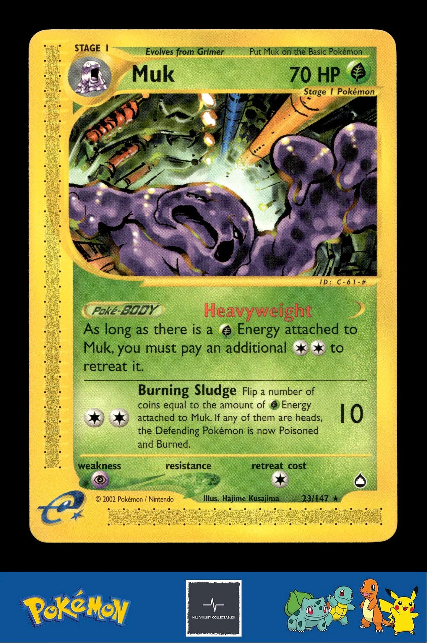 2003 Pokemon e-Series Aquapolis 23/147 Muk