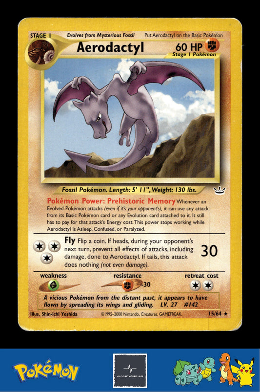 2001 Pokemon Neo Revelation 15/64 Aerodactyl