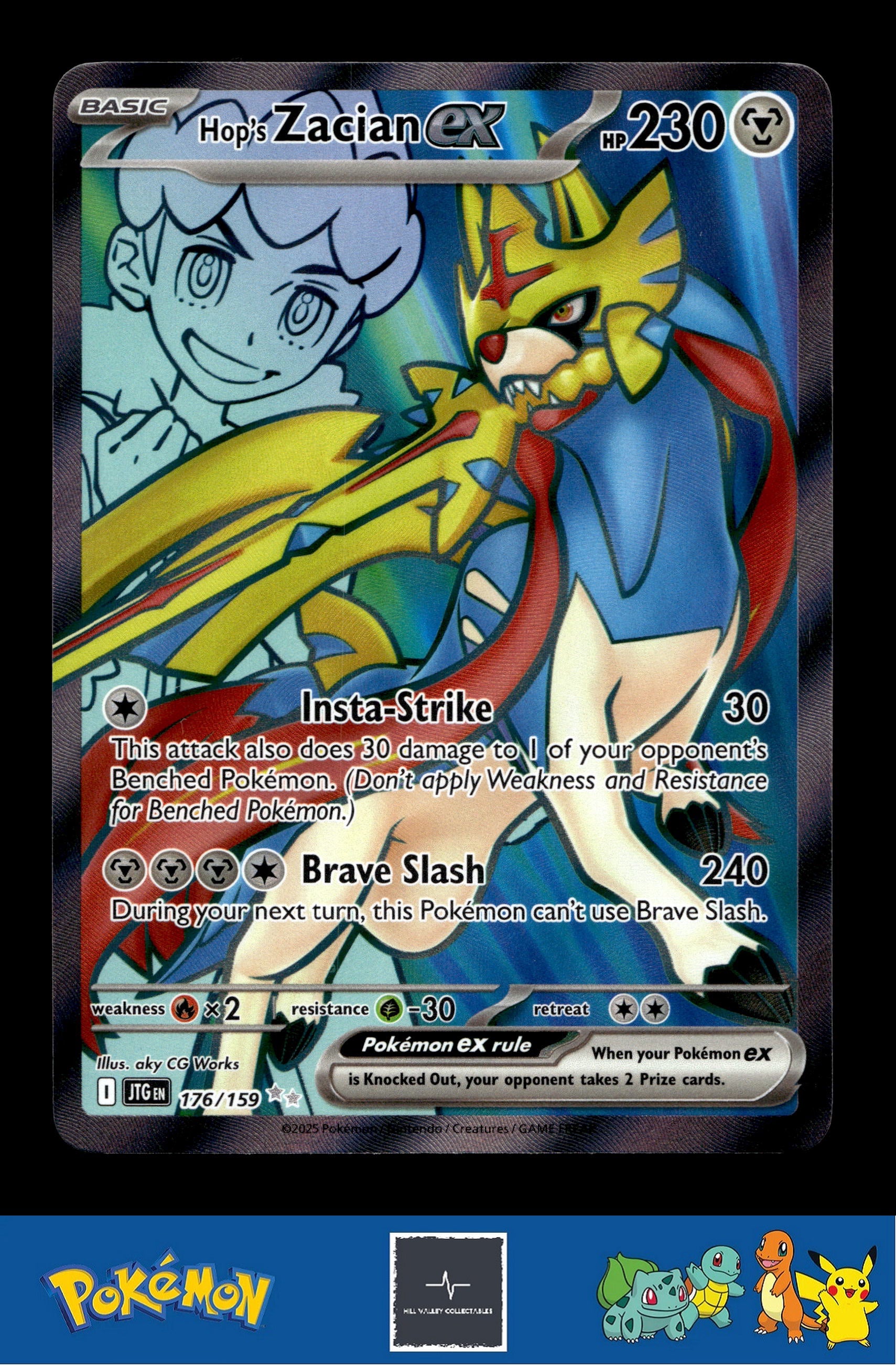 2025 Pokemon JTGen Journey Together 176/159 Hop's Zacian ex