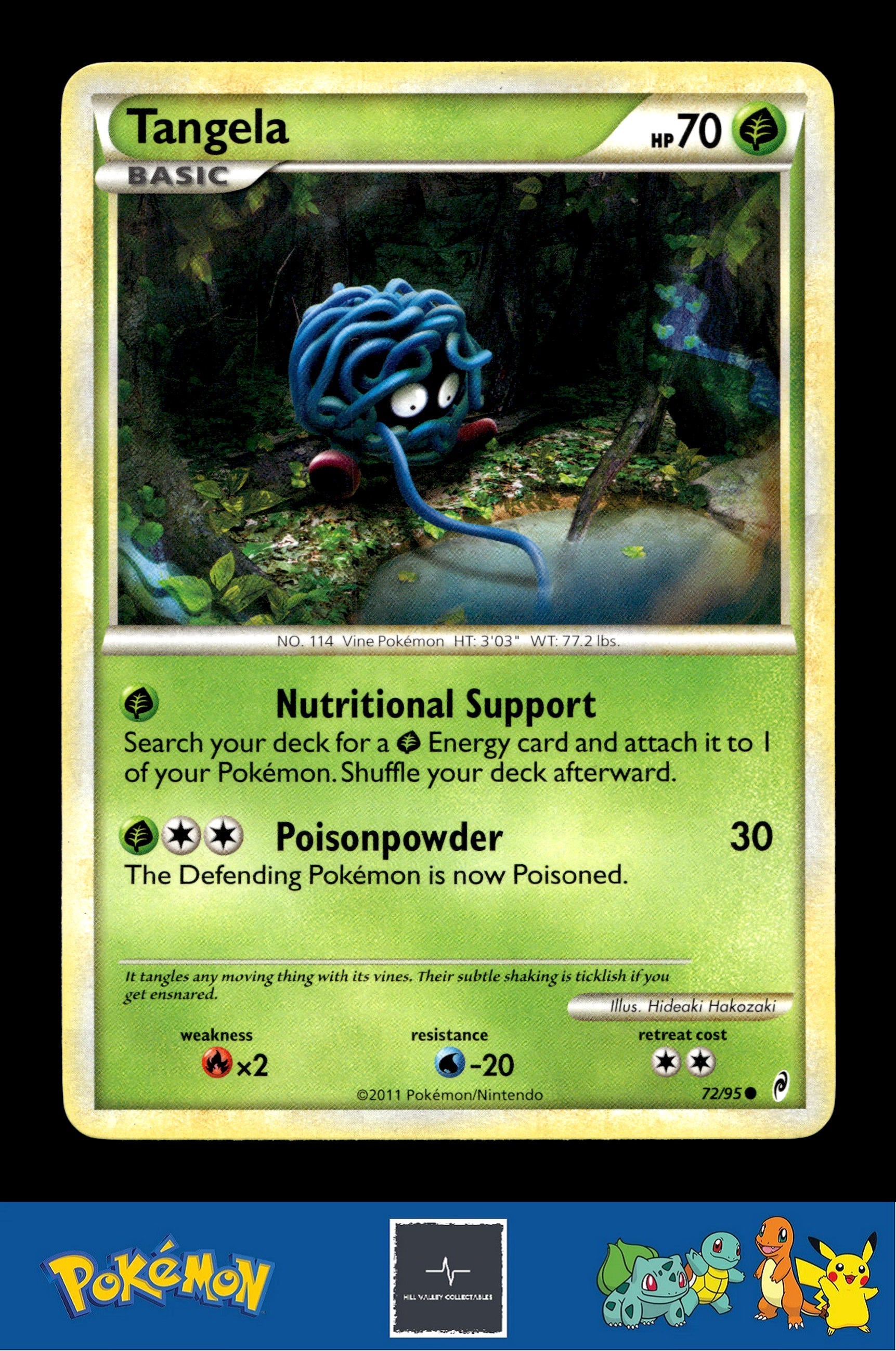 2011 Pokemon HGSS Call of Legends 72/95 Tangela