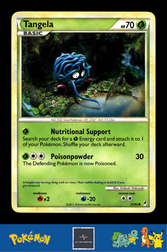 2011 Pokemon HGSS Call of Legends 72/95 Tangela
