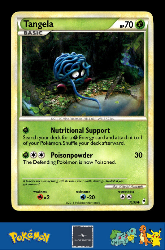 2011 Pokemon HGSS Call of Legends 72/95 Tangela
