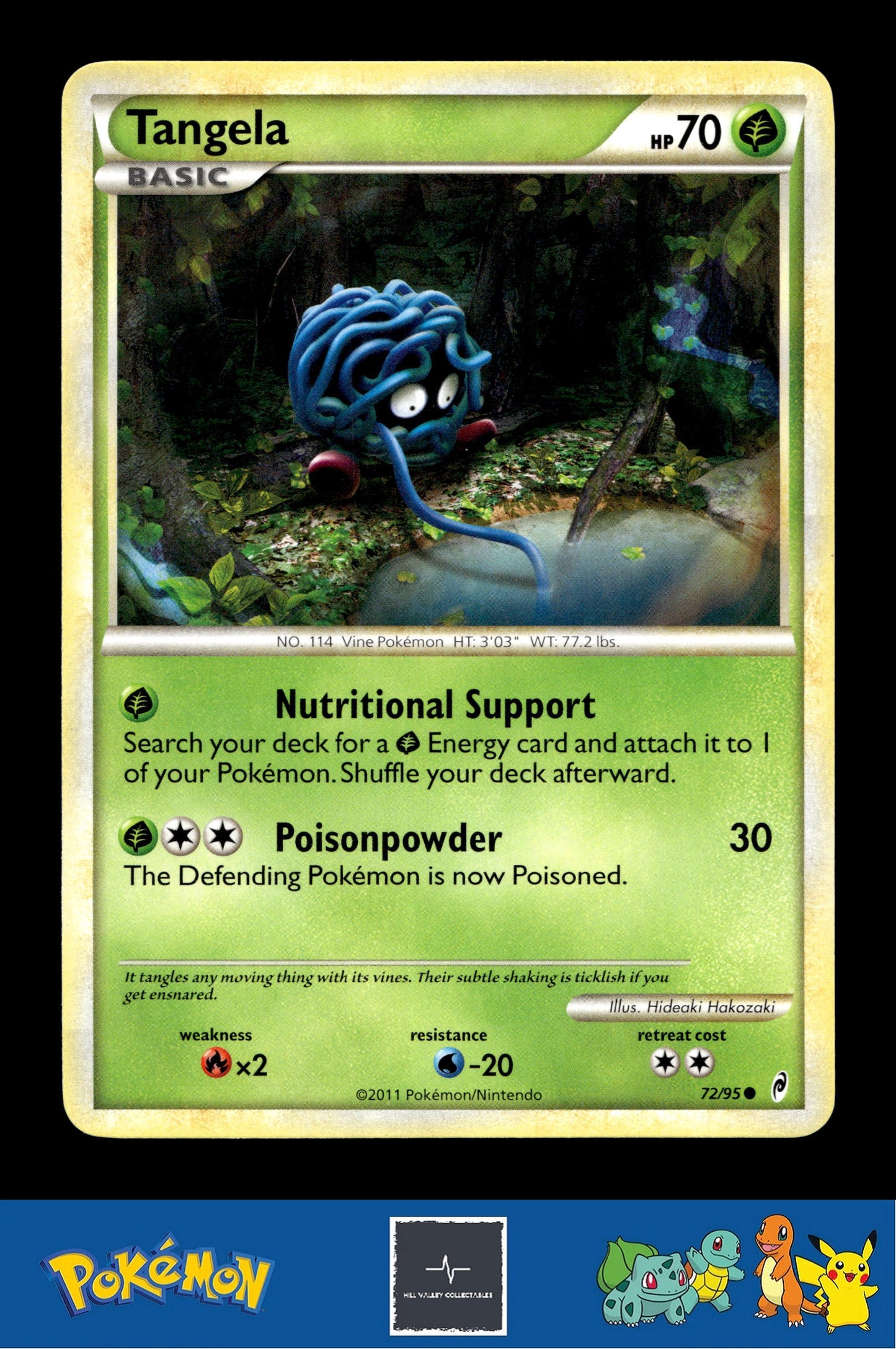 2011 Pokemon HGSS Call of Legends 72/95 Tangela