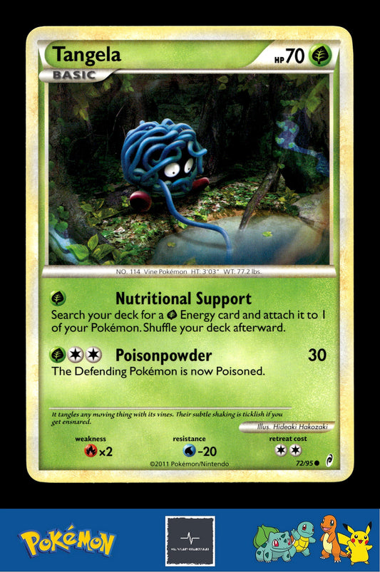 2011 Pokemon HGSS Call of Legends 72/95 Tangela