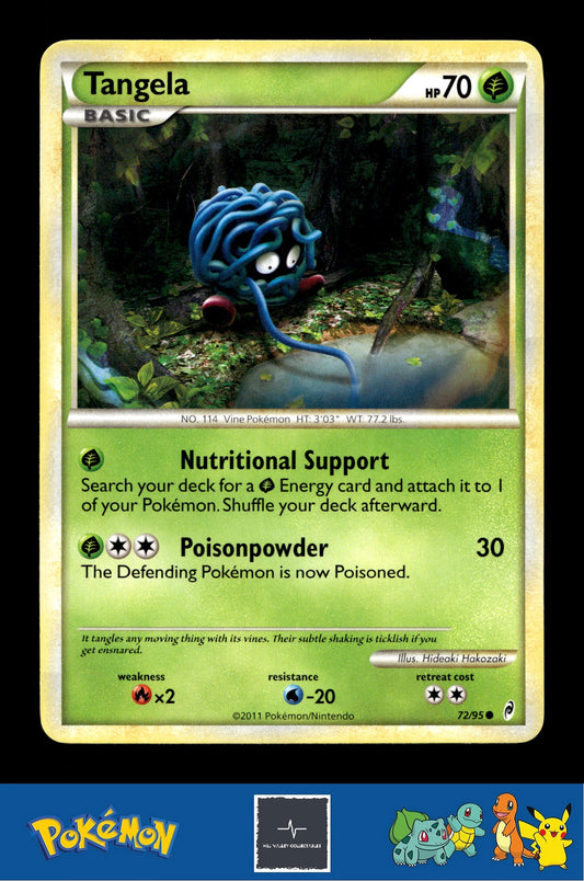 2011 Pokemon HGSS Call of Legends 72/95 Tangela