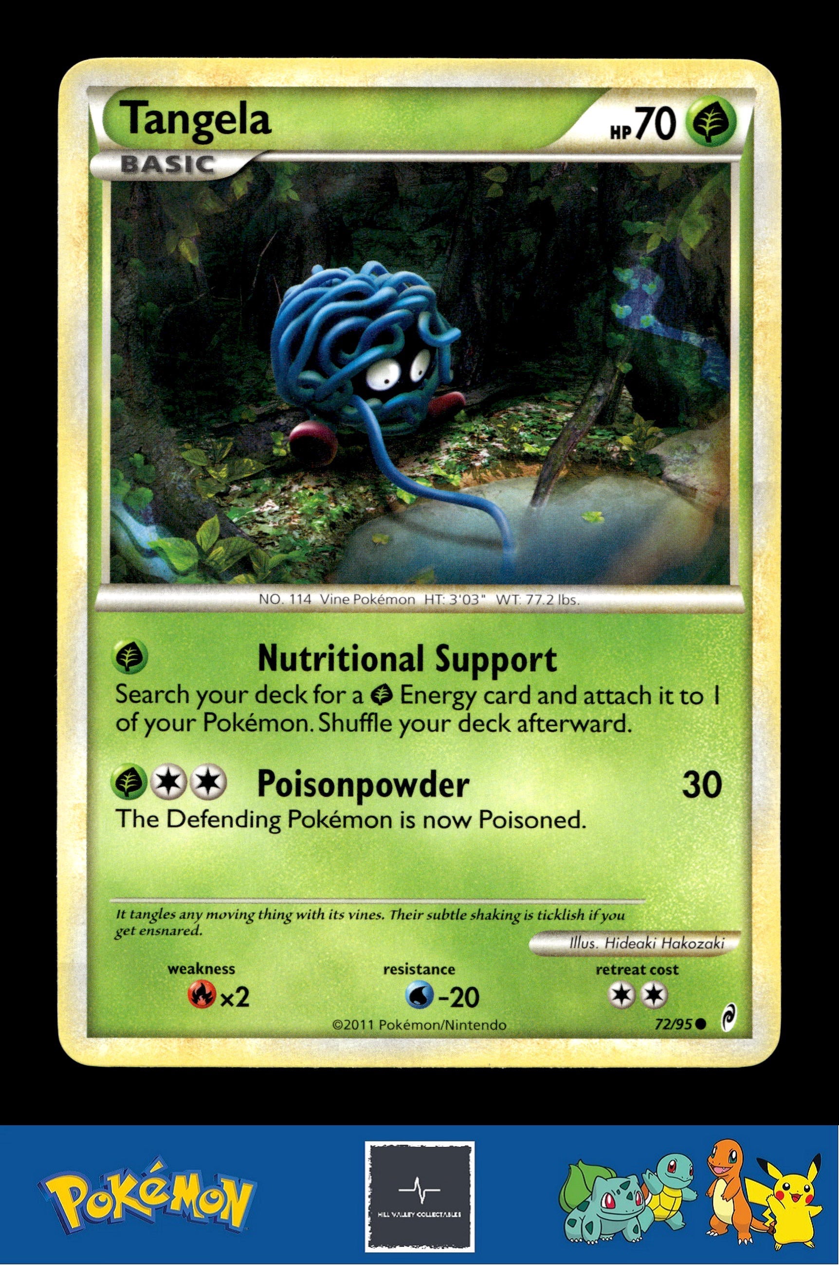 2011 Pokemon HGSS Call of Legends 72/95 Tangela