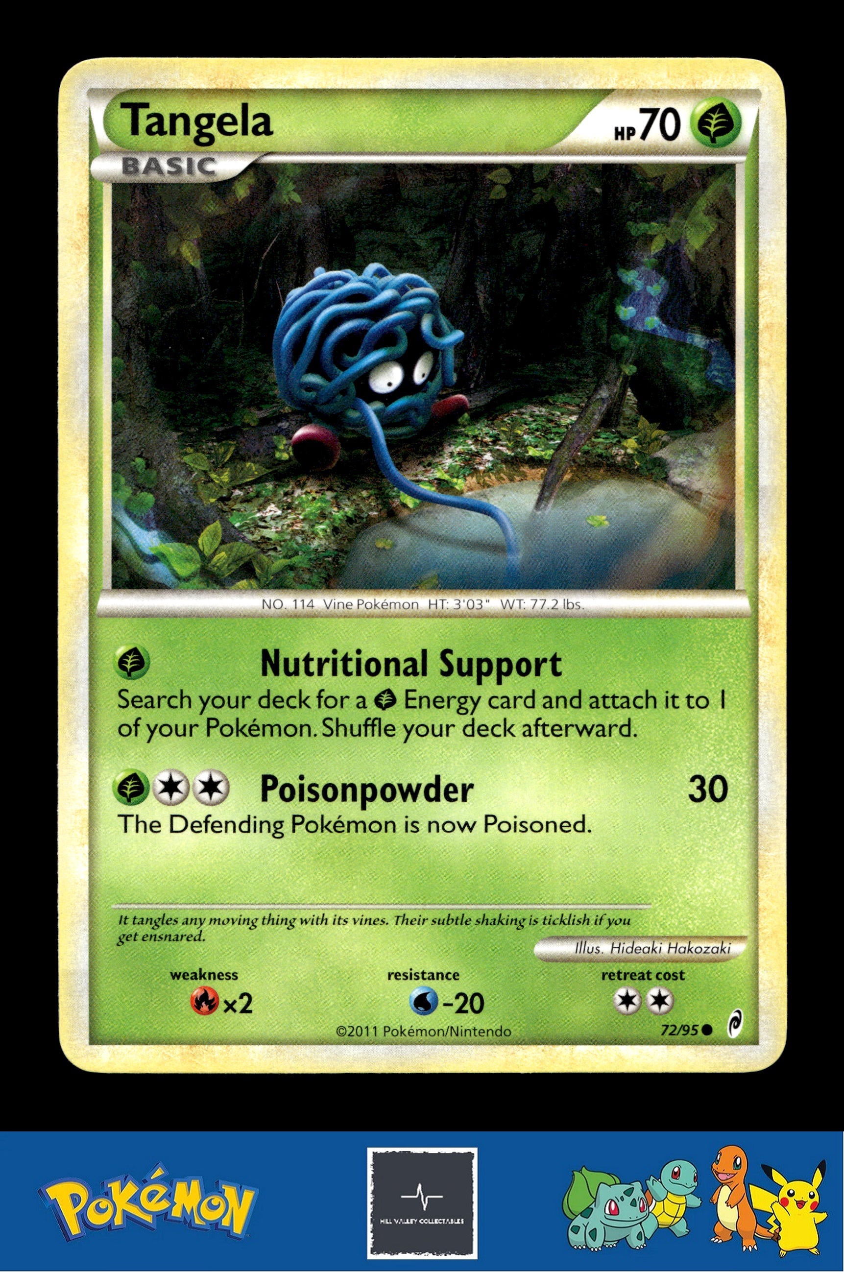 2011 Pokemon HGSS Call of Legends 72/95 Tangela