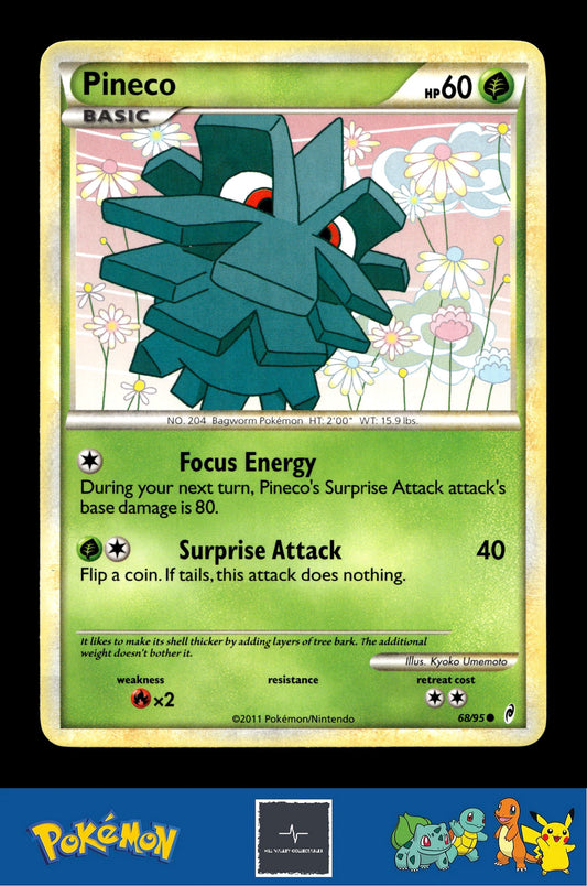 2011 Pokemon HGSS Call of Legends 68/95 Pineco