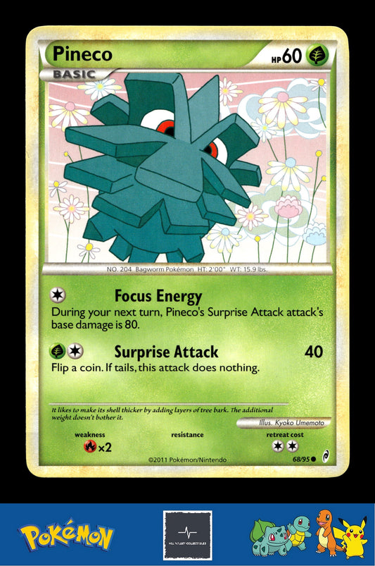 2011 Pokemon HGSS Call of Legends 68/95 Pineco