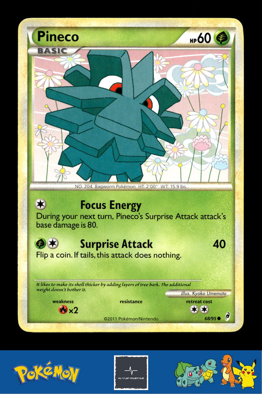 2011 Pokemon HGSS Call of Legends 68/95 Pineco