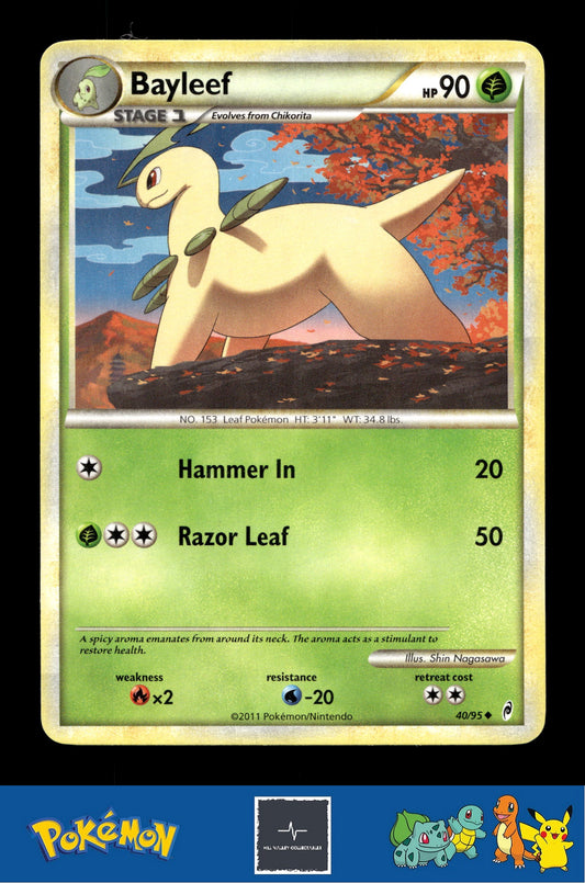 2011 Pokemon HGSS Call of Legends 40/95 Bayleef