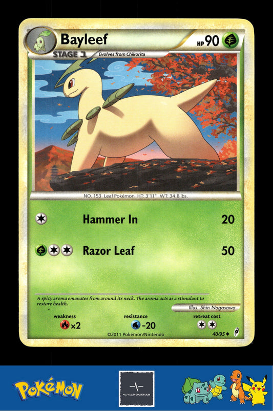 2011 Pokemon HGSS Call of Legends 40/95 Bayleef