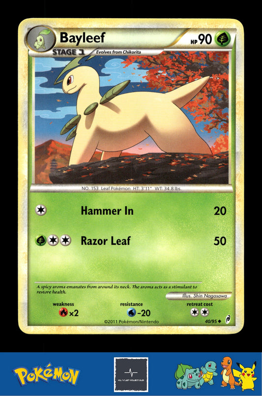 2011 Pokemon HGSS Call of Legends 40/95 Bayleef