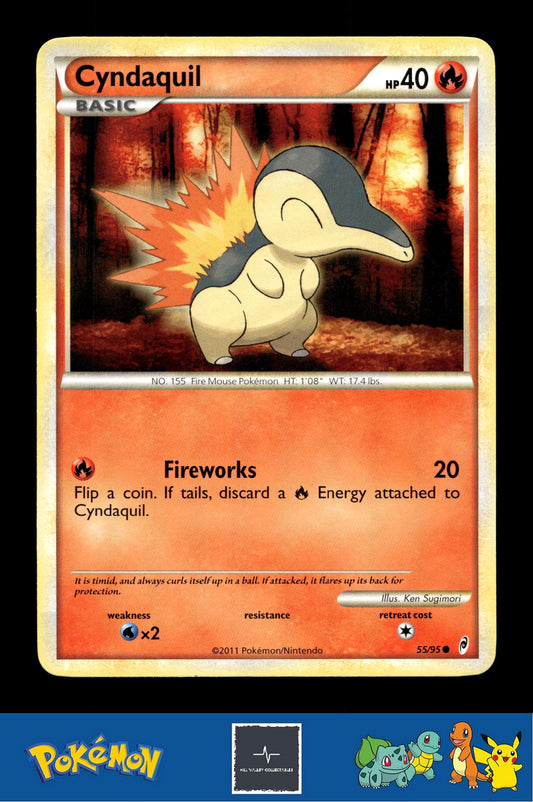 2011 Pokemon HGSS Call of Legends 55/95 Cyndaquil