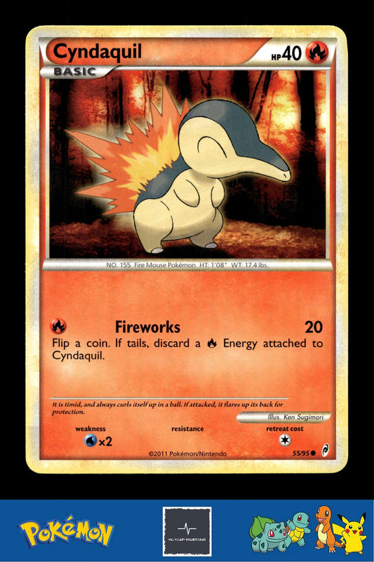 2011 Pokemon HGSS Call of Legends 55/95 Cyndaquil