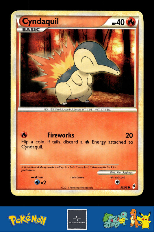 2011 Pokemon HGSS Call of Legends 55/95 Cyndaquil