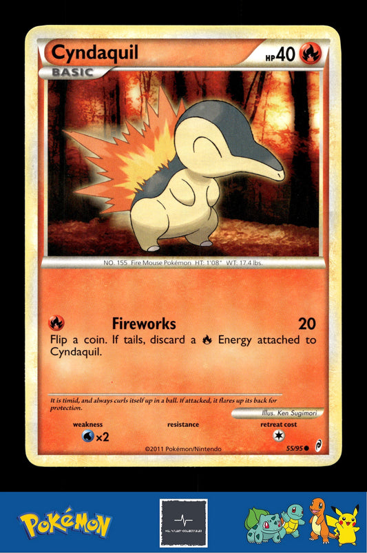 2011 Pokemon HGSS Call of Legends 55/95 Cyndaquil
