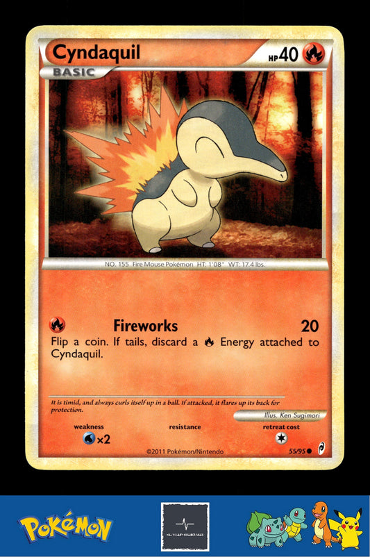 2011 Pokemon HGSS Call of Legends 55/95 Cyndaquil