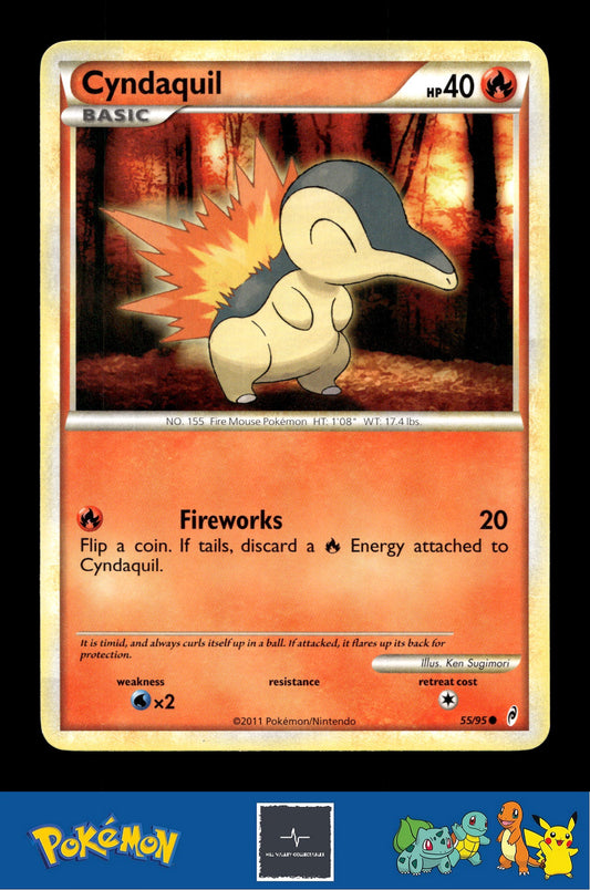 2011 Pokemon HGSS Call of Legends 55/95 Cyndaquil