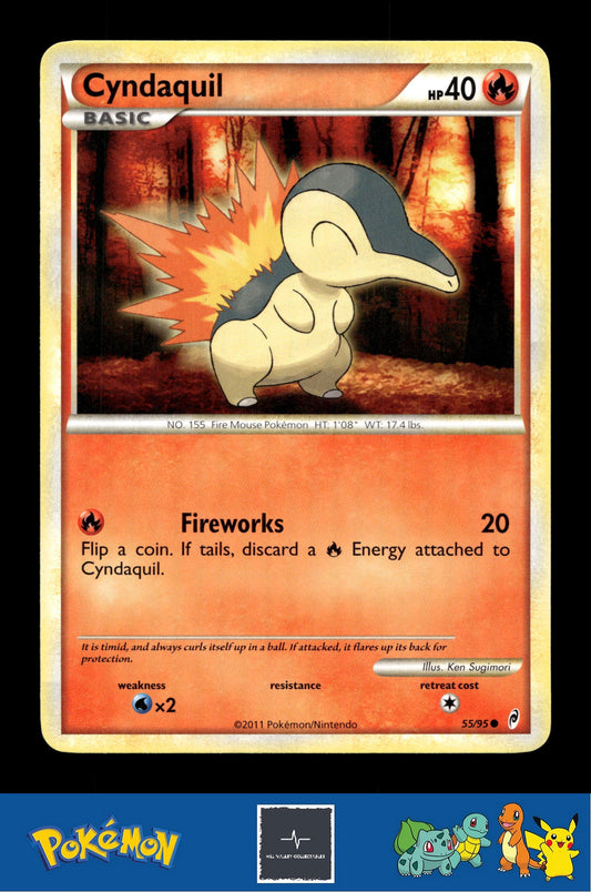 2011 Pokemon HGSS Call of Legends 55/95 Cyndaquil