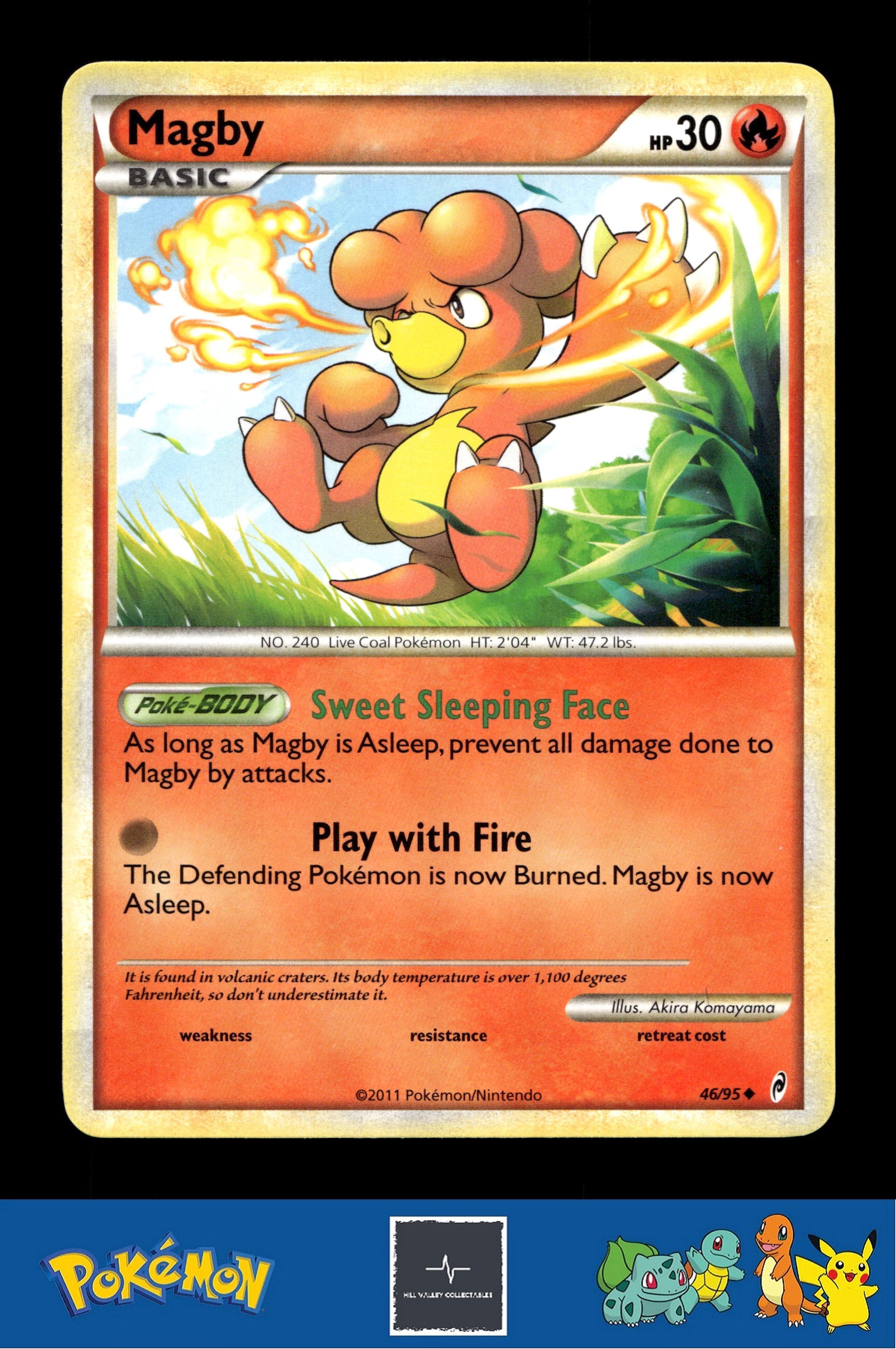 2011 Pokemon HGSS Call of Legends 46/95 Magby