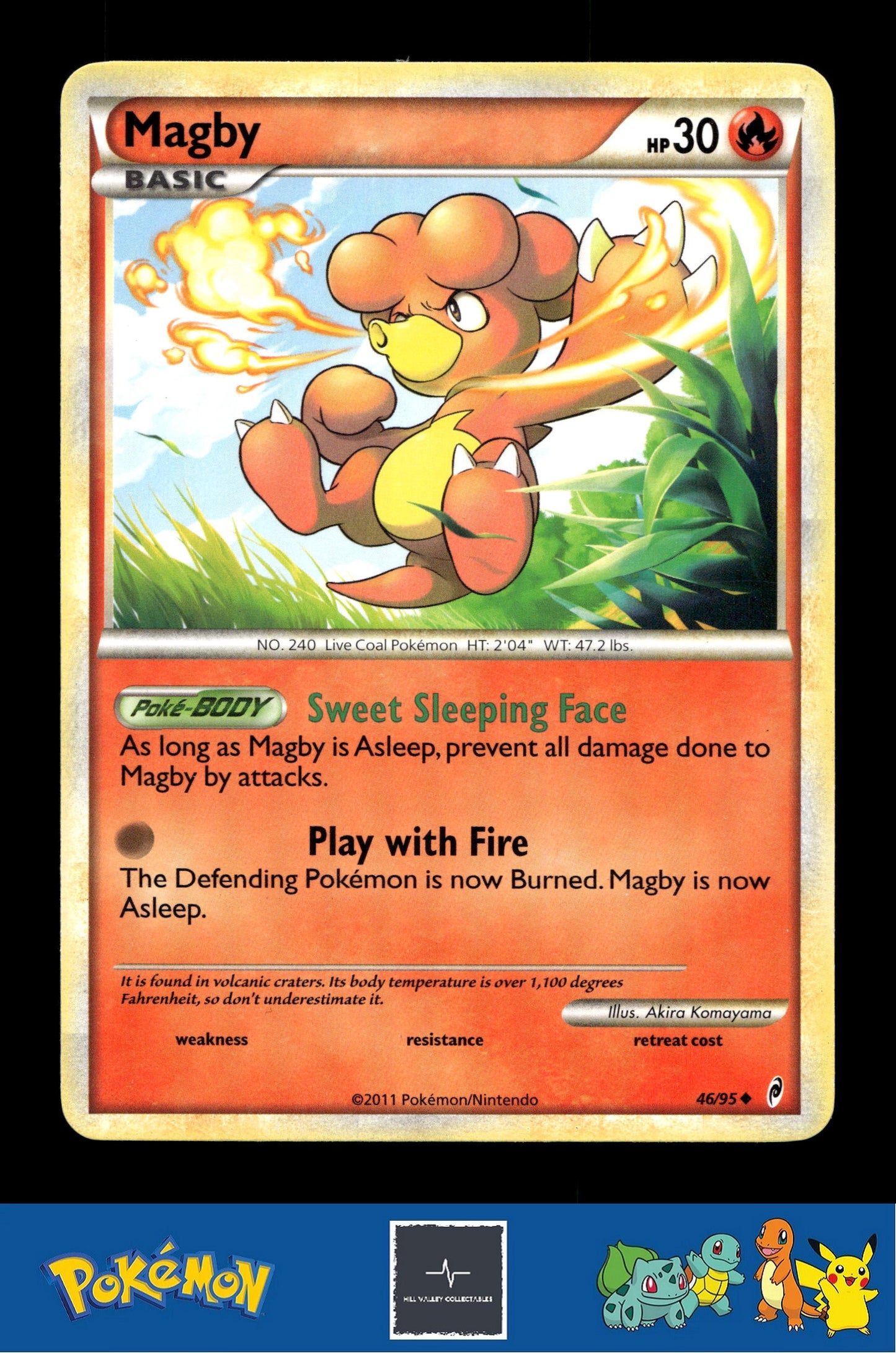 2011 Pokemon HGSS Call of Legends 46/95 Magby