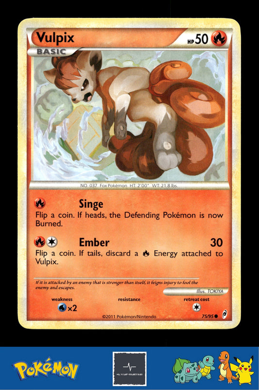 2011 Pokemon HGSS Call of Legends 75/95 Vulpix