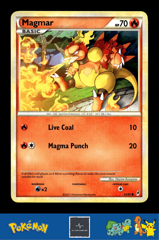 2011 Pokemon HGSS Call of Legends 62/95 Magmar