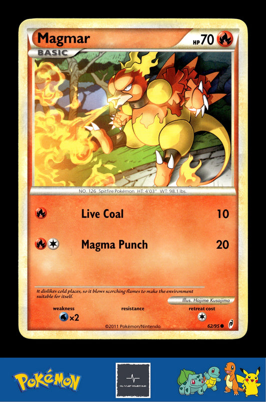 2011 Pokemon HGSS Call of Legends 62/95 Magmar