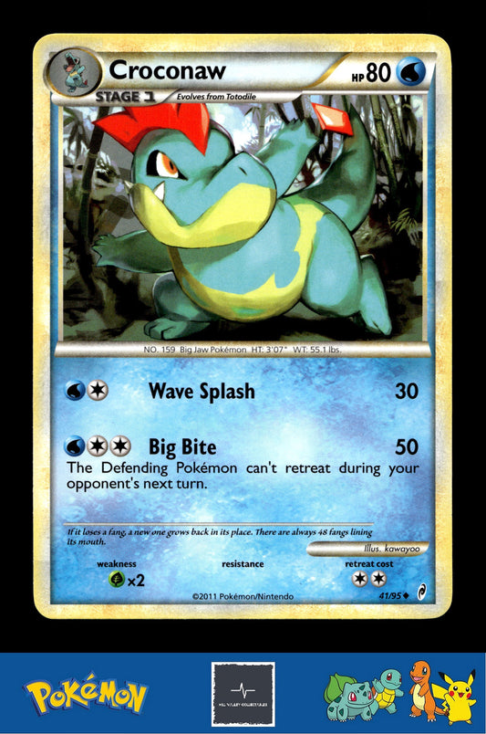 2011 Pokemon HGSS Call of Legends 41/95 Croconaw