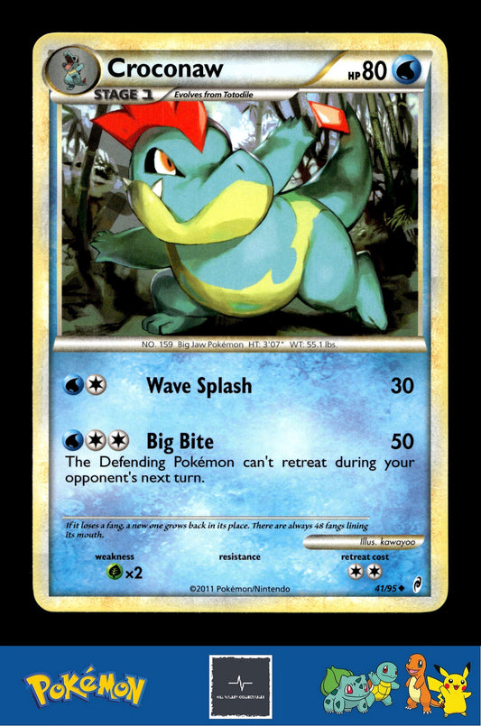 2011 Pokemon HGSS Call of Legends 41/95 Croconaw