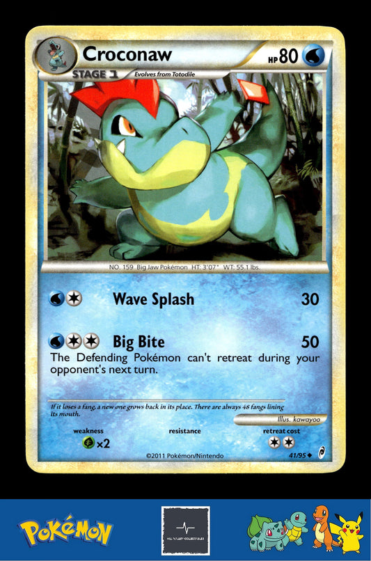 2011 Pokemon HGSS Call of Legends 41/95 Croconaw