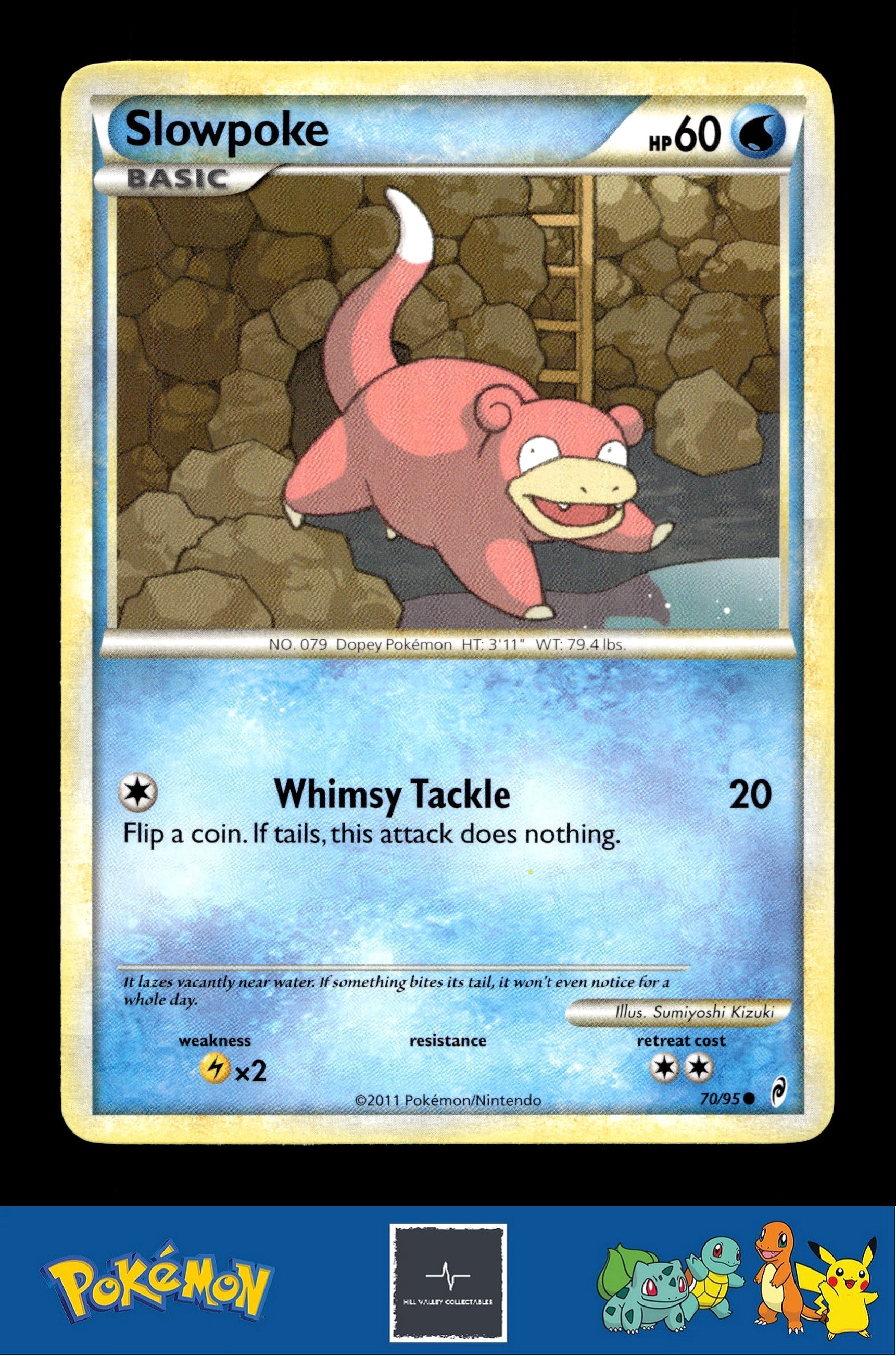 2011 Pokemon HGSS Call of Legends 70/95 Slowpoke