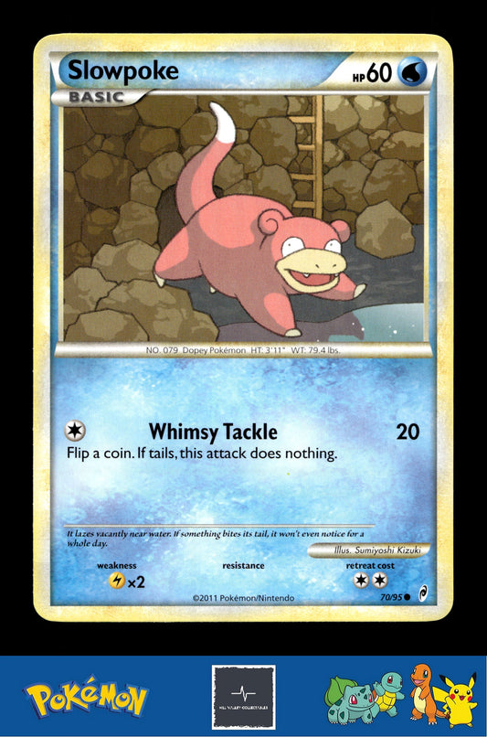 2011 Pokemon HGSS Call of Legends 70/95 Slowpoke