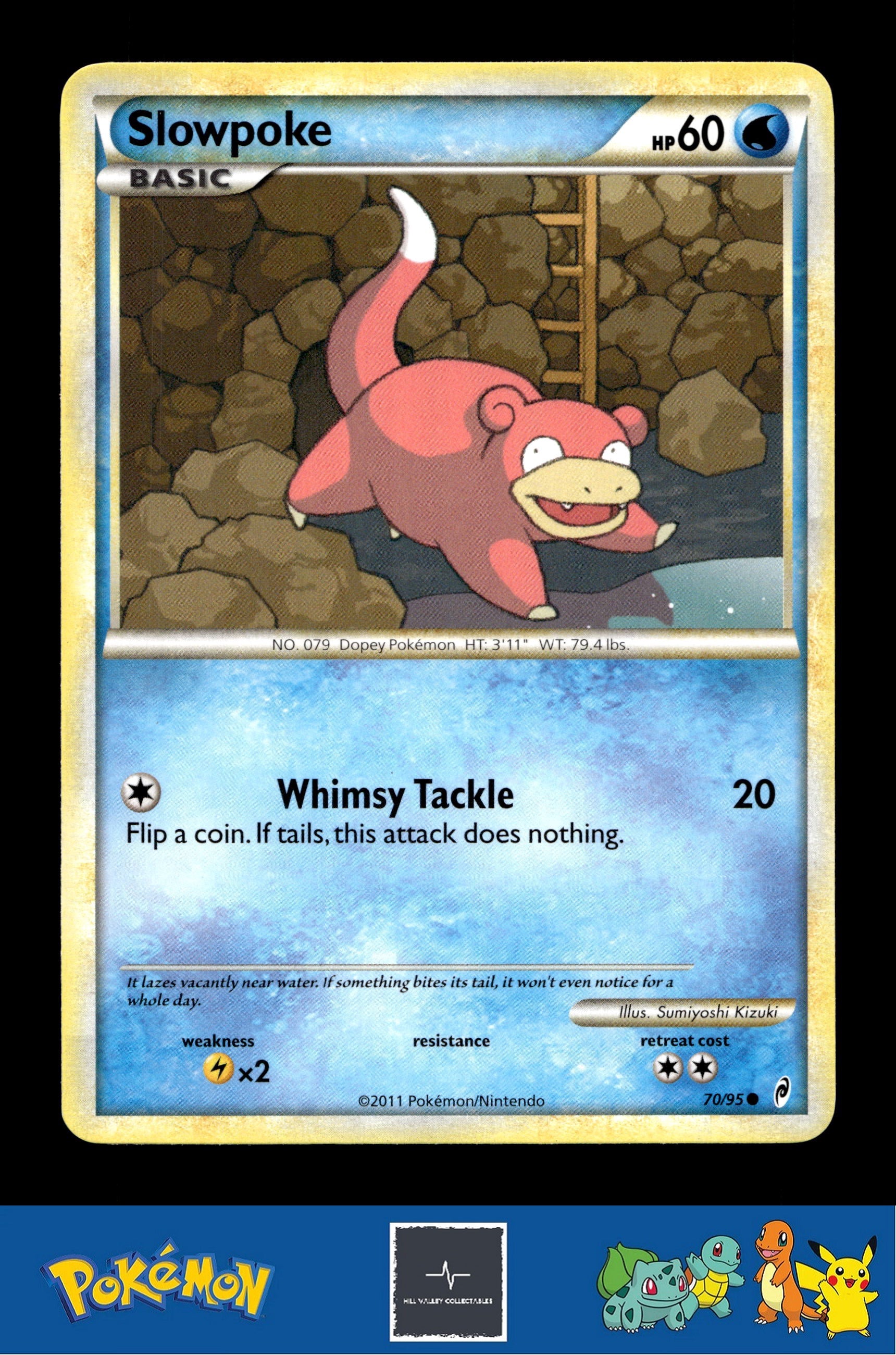 2011 Pokemon HGSS Call of Legends 70/95 Slowpoke