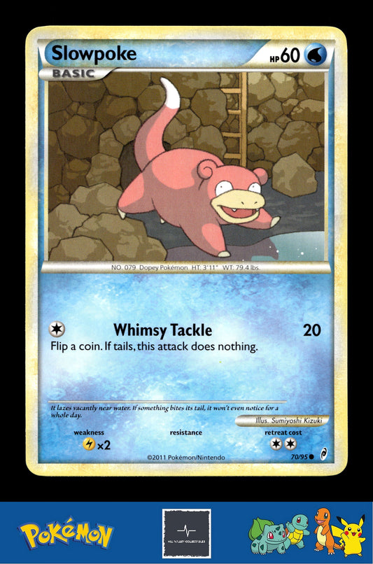 2011 Pokemon HGSS Call of Legends 70/95 Slowpoke