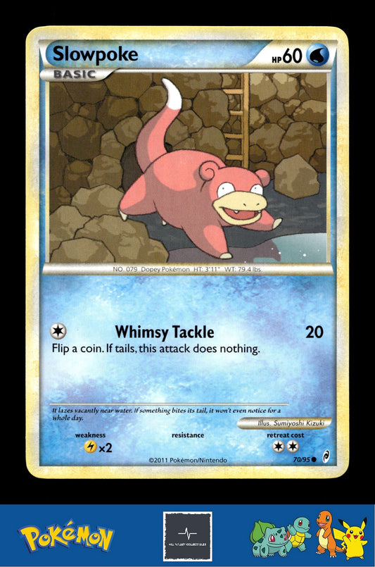 2011 Pokemon HGSS Call of Legends 70/95 Slowpoke