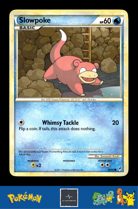 2011 Pokemon HGSS Call of Legends 70/95 Slowpoke