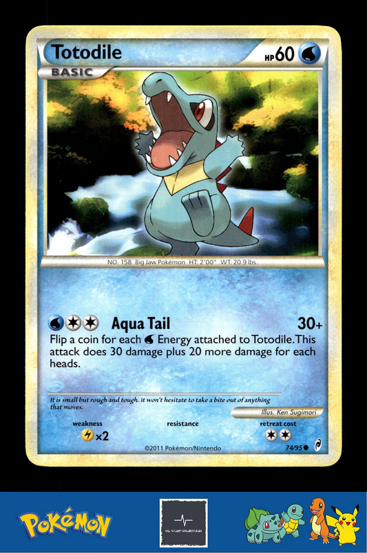 2011 Pokemon HGSS Call of Legends 74/95 Totodile