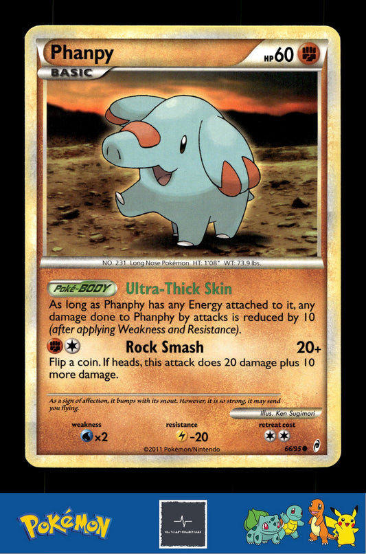 2011 Pokemon HGSS Call of Legends 66/95 Phanpy