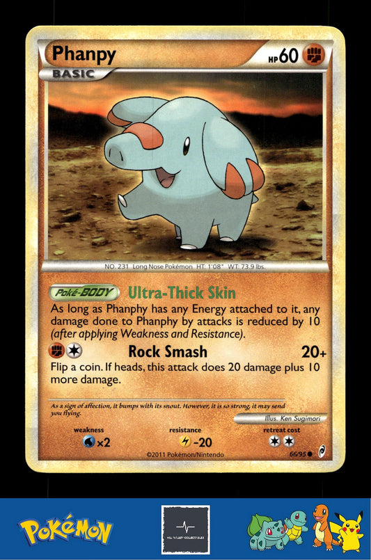2011 Pokemon HGSS Call of Legends 66/95 Phanpy