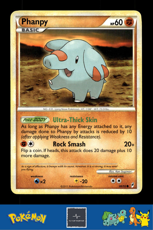 2011 Pokemon HGSS Call of Legends 66/95 Phanpy