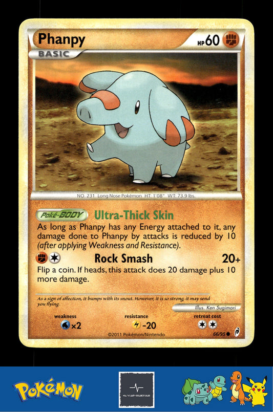 2011 Pokemon HGSS Call of Legends 66/95 Phanpy