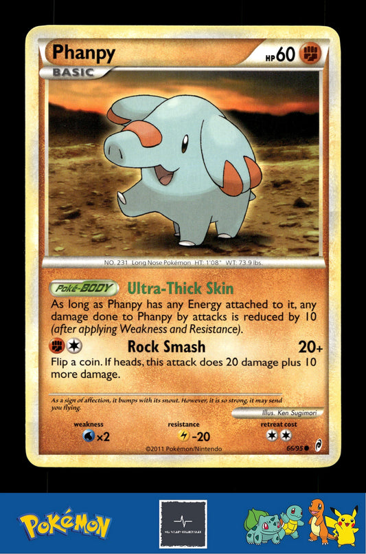 2011 Pokemon HGSS Call of Legends 66/95 Phanpy