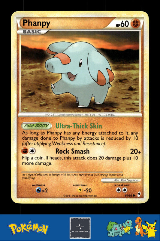 2011 Pokemon HGSS Call of Legends 66/95 Phanpy