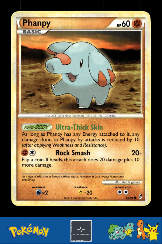 2011 Pokemon HGSS Call of Legends 66/95 Phanpy