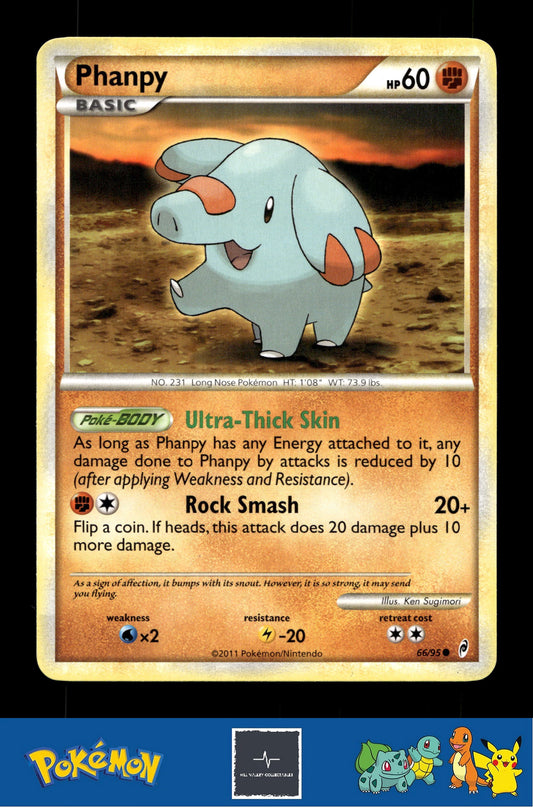 2011 Pokemon HGSS Call of Legends 66/95 Phanpy