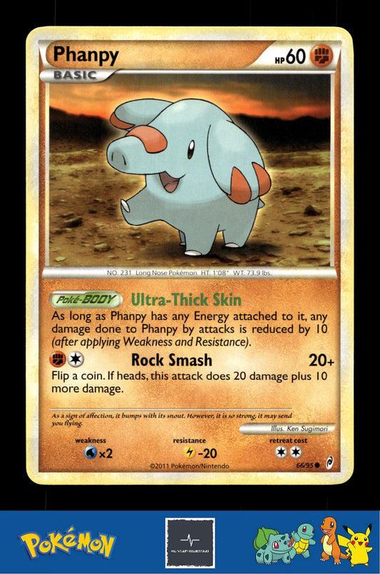 2011 Pokemon HGSS Call of Legends 66/95 Phanpy