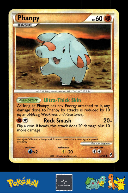 2011 Pokemon HGSS Call of Legends 66/95 Phanpy