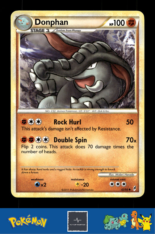 2011 Pokemon HGSS Call of Legends 42/95 Donphan